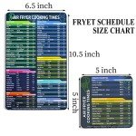 Air Fryer Magnetic Cheat Sheet Set - 2 Pack