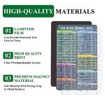 Air Fryer Magnetic Cheat Sheet Set - 2 Pack