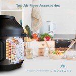 Magnetic Air Fryer Cheat Sheet & Cooking Times
