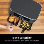 Ninja DualZone 8 Quart Air Fryer with 2 Baskets