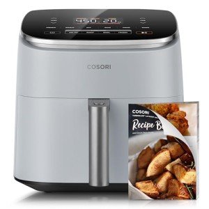 COSORI 6 Qt Air Fryer 9-in-1, Light Gray