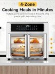 Kitchen Elite French Door Air Fryer Oven