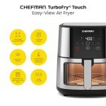 CHEFMAN 8 Qt Easy-View Air Fryer with Digital Control