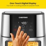 CHEFMAN 8 Qt Easy-View Air Fryer with Digital Control
