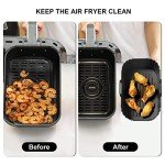 Silicone Air Fryer Liners - 2 Pack Reusable