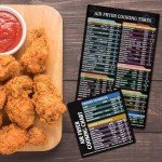 Air Fryer Cooking Times Magnet Cheat Sheet Set