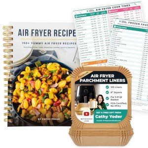 Cathy Yoder's Air Fryer Cookbook & Accessories Bundle