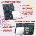 Air Fryer Cooking Times & Instant Pot Cookbooks Set
