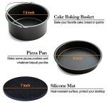 8-Inch Air Fryer Accessories with Recipe Book