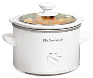 Elite Gourmet Electric Slow Cooker with Adjustable Temp