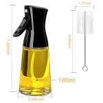 Glass Olive Oil Sprayer with Brush - 180ml