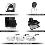 Classic Cuisine 4L Electric Air Fryer with Baskets