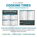 Air Fryer Cooking Times Magnetic Cheat Sheet