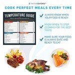 Air Fryer Cooking Times Magnetic Cheat Sheet