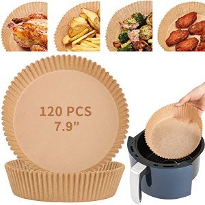 120 Pcs Non-Stick Air Fryer Paper Liners