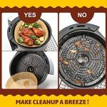 120 Pcs Non-Stick Air Fryer Paper Liners
