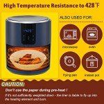 120 Pcs Non-Stick Air Fryer Paper Liners