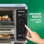 PowerXL Dual Door Air Fryer Oven with 10 Functions