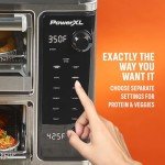 PowerXL Dual Door Air Fryer Oven with 10 Functions