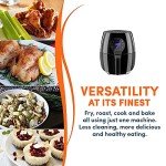 Elite Gourmet 5.3Qt Digital Air Fryer - Black