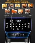12L Air Fryer Oven with Rotisserie & 10 Cooking Functions