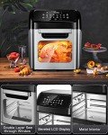 12L Air Fryer Oven with Rotisserie & 10 Cooking Functions