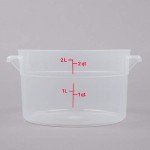 Cambro 2 Qt Round Air Fryer Storage Container