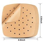 200Pcs Air Fryer Parchment Paper Liners, 8.5