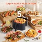 COSORI 9-in-1 Compact Air Fryer, 5-Qt