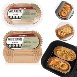 UMETRE Disposable Air Fryer Paper Liners, 125 Count