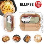 UMETRE Disposable Air Fryer Paper Liners, 125 Count