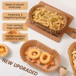 UMETRE Disposable Air Fryer Paper Liners, 125 Count