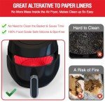 Silicone Liners for 2QT Air Fryers - 2 Pack