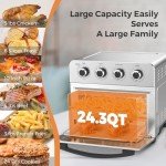 KitchenBoss 5-in-1 Air Fryer Toaster Oven