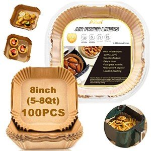 Ailun 100PCS Non-Stick Air Fryer Liners 8