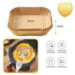 Ailun 100PCS Non-Stick Air Fryer Liners 8