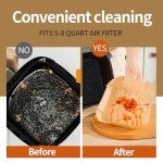 200PCS Nonstick Air Fryer Paper Liners 8