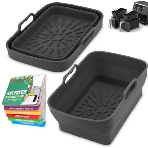 Silicone Liners for 8-10 QT Air Fryers - 2 Packs