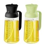2-Pack Black & Green Oil Dispenser Set