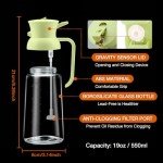 2-Pack Black & Green Oil Dispenser Set