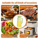 2-Pack Black & Green Oil Dispenser Set