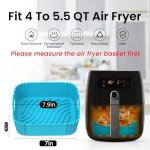 Redfly Square Silicone Liners for Air Fryers
