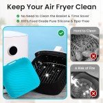 Redfly Square Silicone Liners for Air Fryers