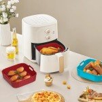 Redfly Square Silicone Liners for Air Fryers