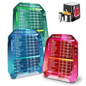 Air Fryer Magnet Cheat Sheet Set for Cooking