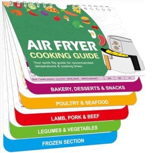 Air Fryer Cheat Sheet Magnet Cooking Guide