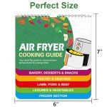 Air Fryer Cheat Sheet Magnet Cooking Guide