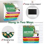 Air Fryer Cheat Sheet Magnet Cooking Guide