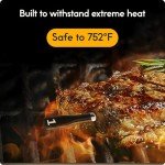 Smart Wireless Meat Thermometer with Bluetooth Range