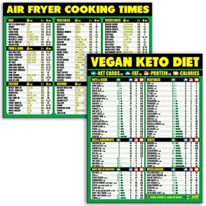 Air Fryer and Vegan Keto Cheat Sheet Bundle